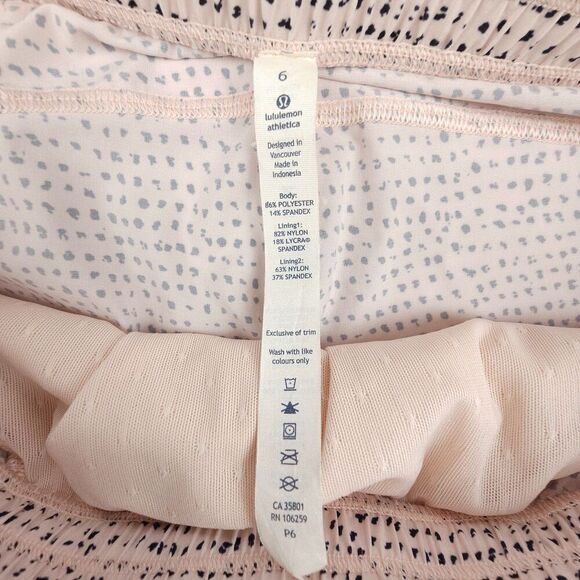 LULULEMON Jet Crop Luon Slim Dottie Dash Grain Black Boyfriend Jogger Pants 6 - Picture 2 of 7